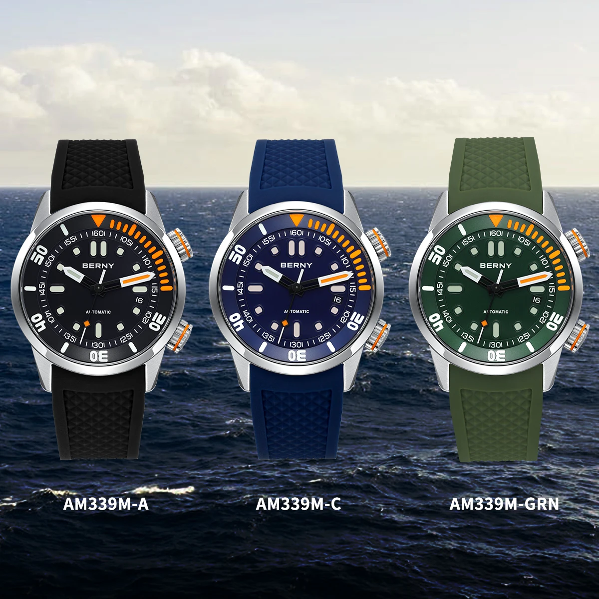Berny автоматические часы для дайвинга - Фотография_5