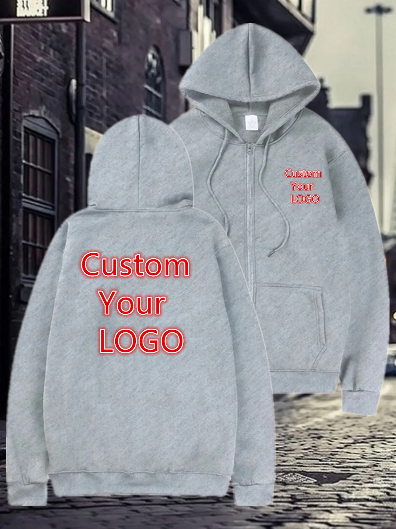 Мужская толстовка с капюшоном - Фотография_3