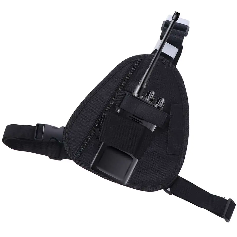 Регулируемая нагрудная сумка для радио - Фотография_2