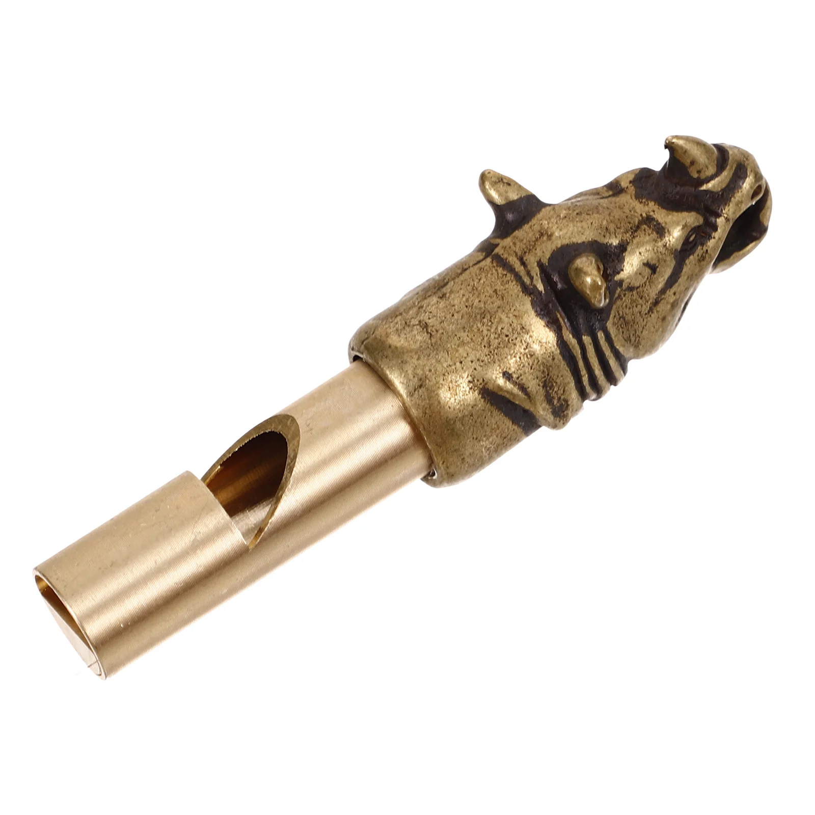 Латунный брелок со свистком - Фотография_2