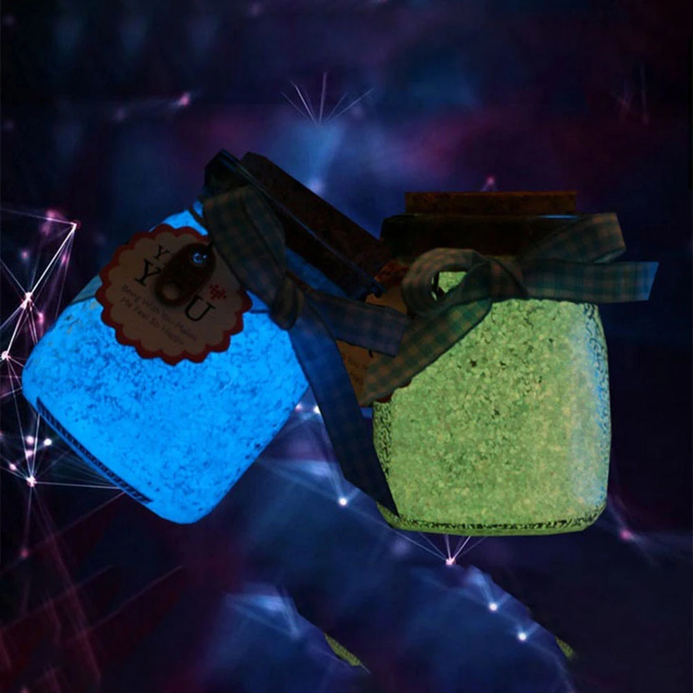 2 упаковки светящихся песочно-синих украшений для ногтей для искусства - Фотография_2