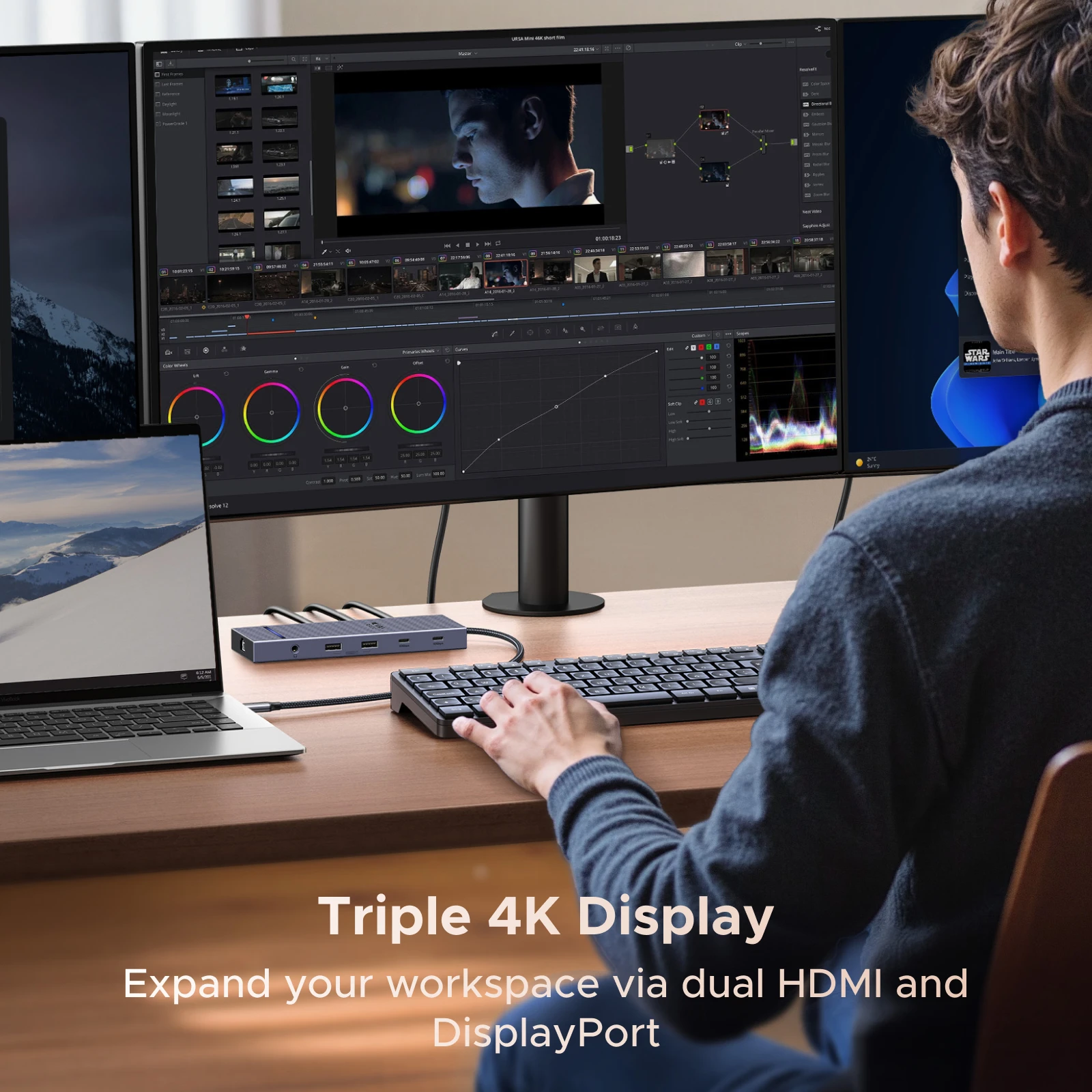 Ugreen 12-в-1 usb-концентратор type-c к 2hdmi 4k120 гц dp usb3 - Фотография_3