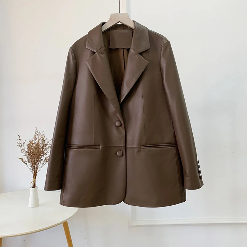 Женские пиджаки из натуральной кожи - Фотография_4