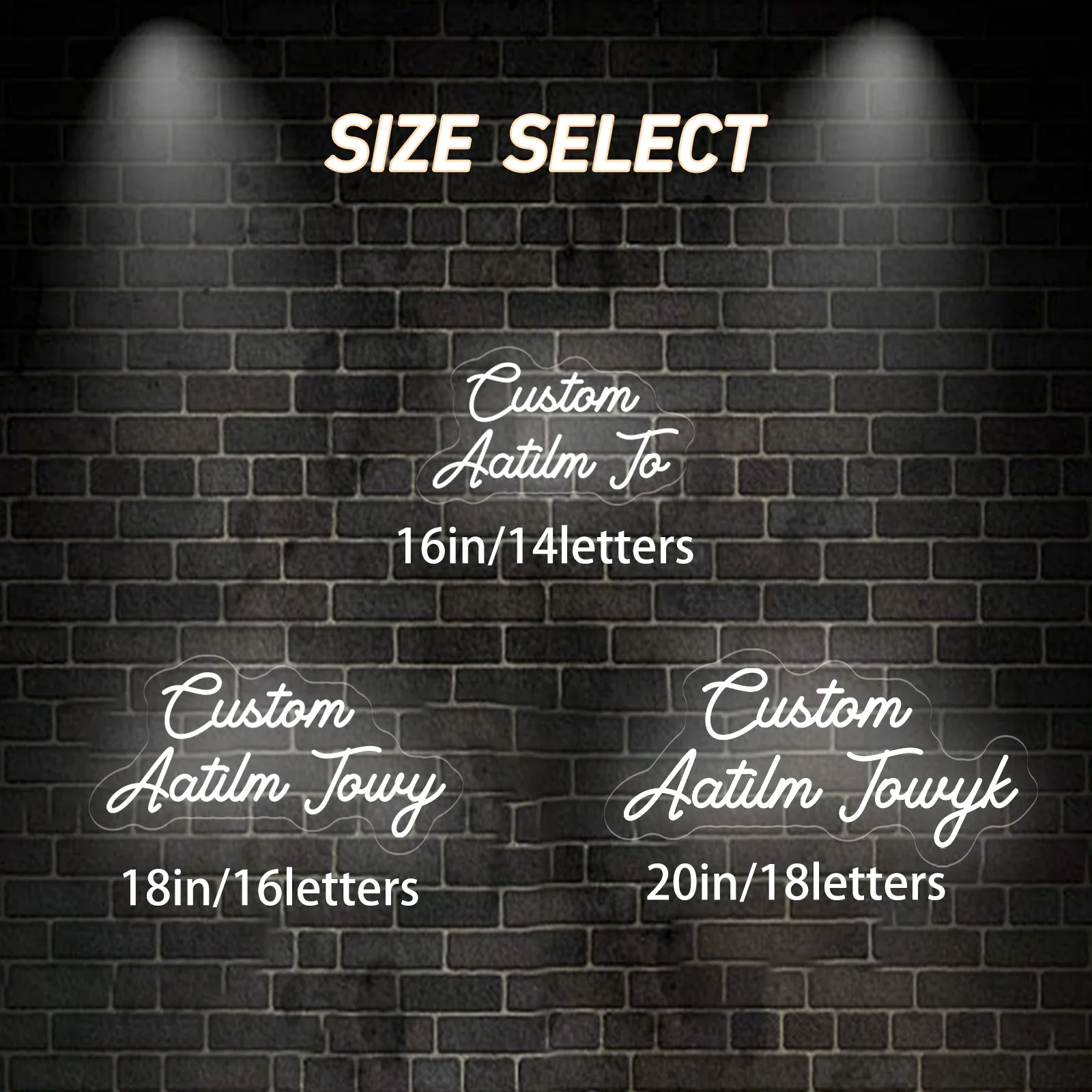 Изготовленный на заказ светодиодный знак с именем - Фотография_3