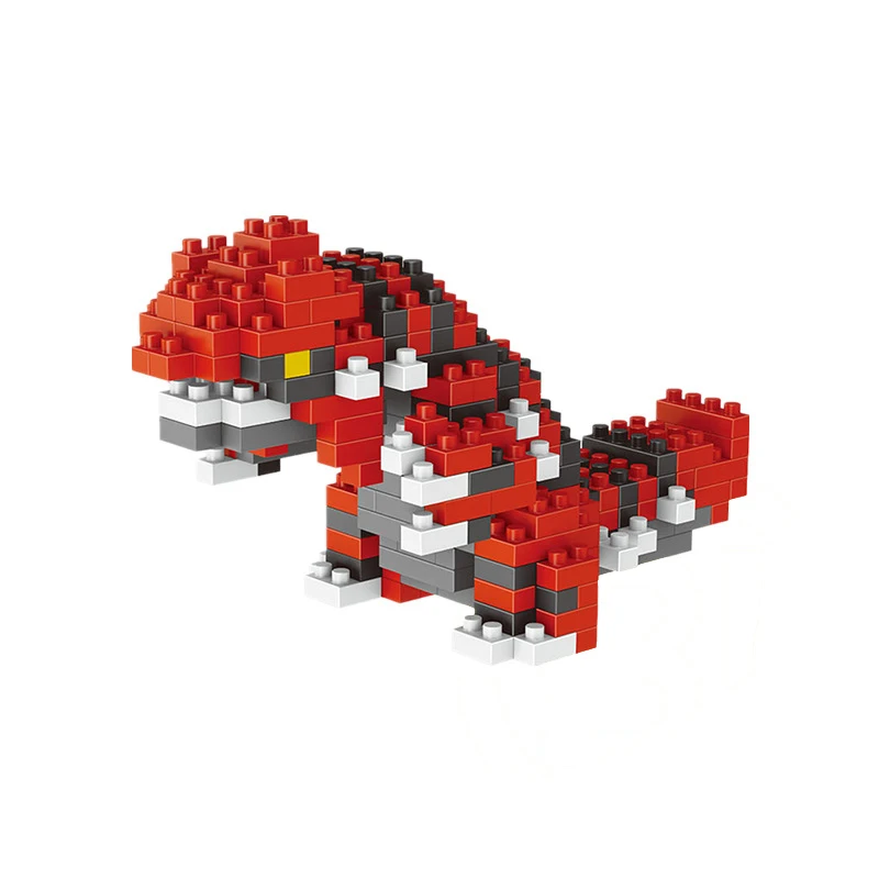 Маленькие блоки pokemon nanoblock charizard kyogre groudon rayquaza - Фотография_4