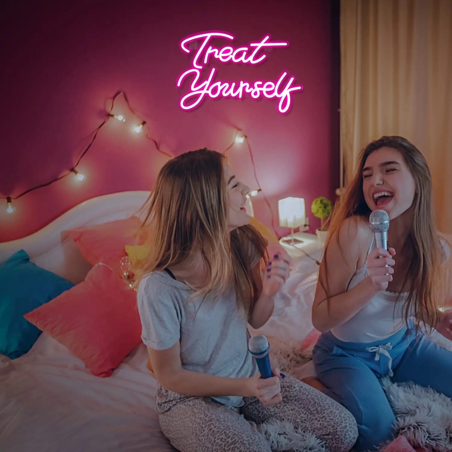 Treat yourself неоновые вывески - Фотография_3