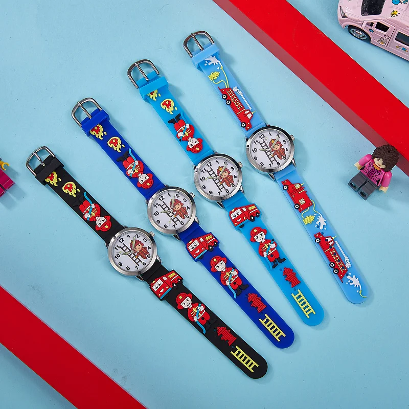 Детские часы с 3d мультяшным пожарным - Фотография_5