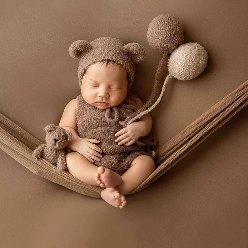Плюшевая одежда для фотосъемки новорожденных - Фотография_2