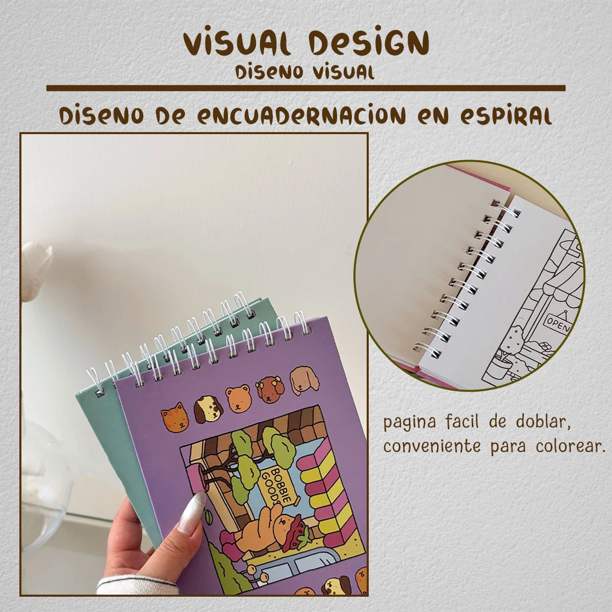 Симпатичная и уютная книжка-раскраска bobbie goods (2 шт - Фотография_5