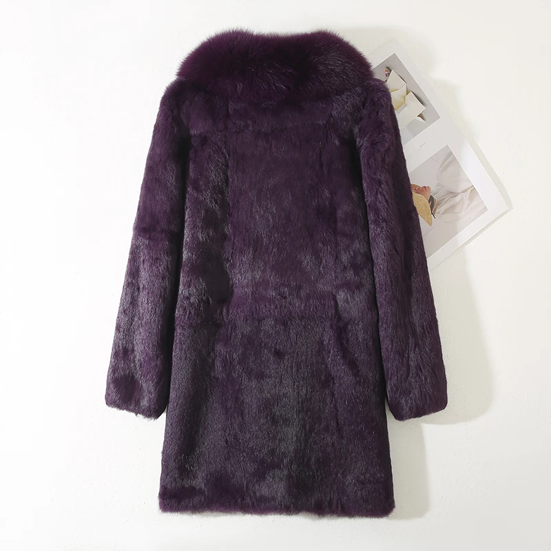 Новинка 100% натуральная шуба из - Фотография_4