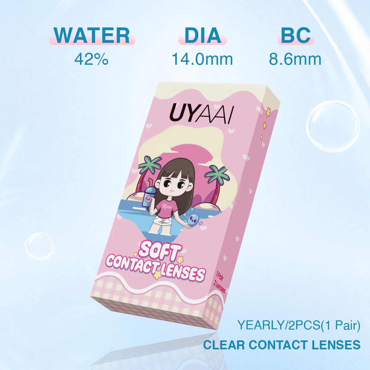 Bio-essence, 1 пара контактных линз с диоптриями - Фотография_6