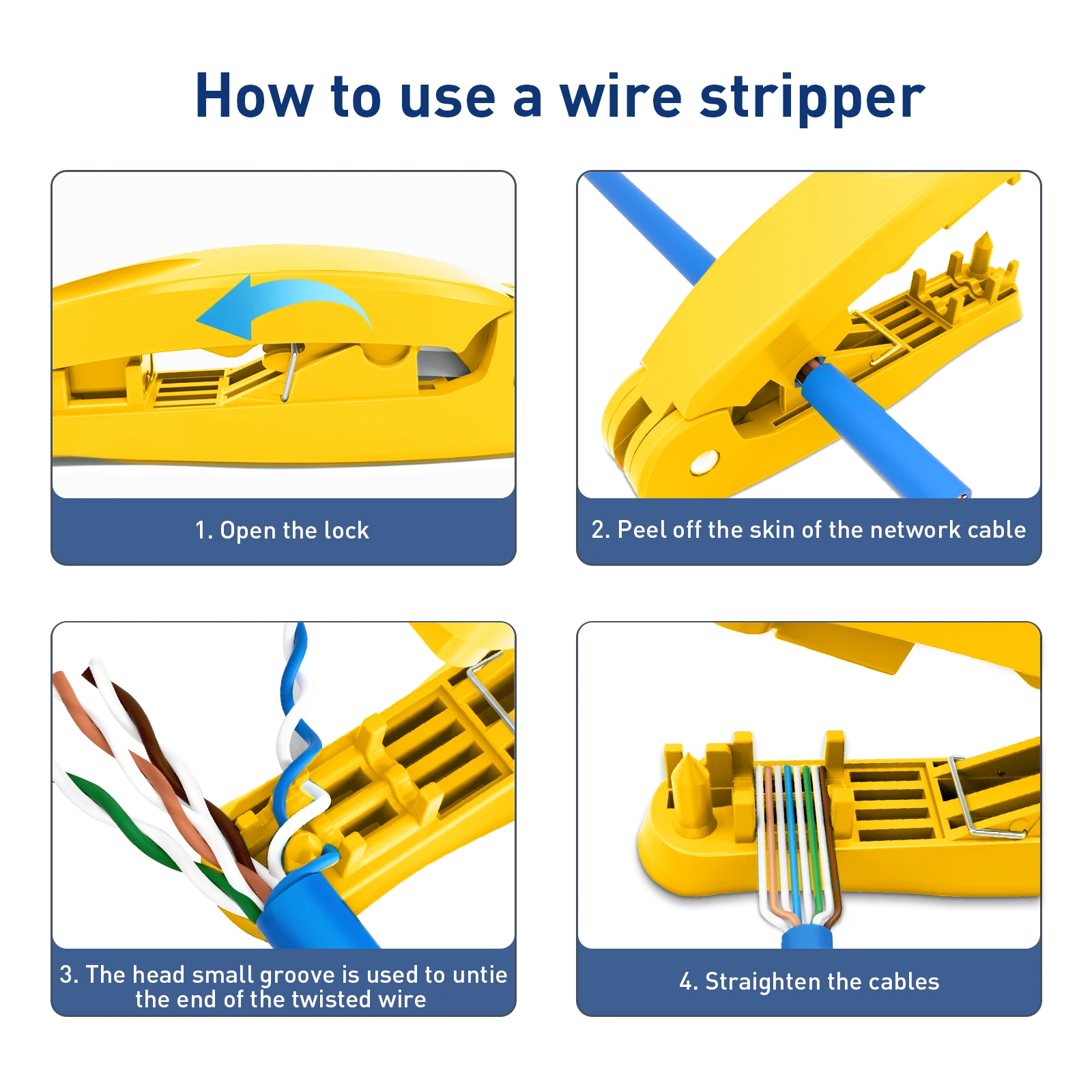 Инструмент для зачистки сетевого кабеля zoerax rj45 4 в 1 - Фотография_6