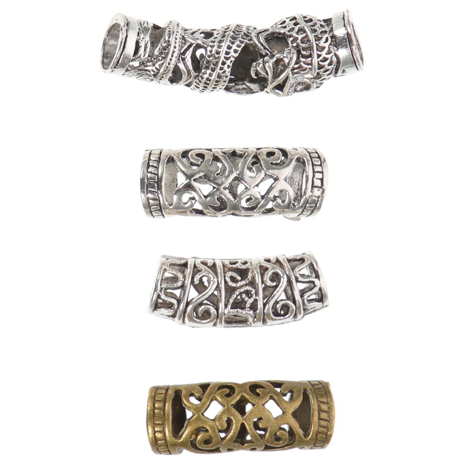 Полые манжеты для волос из сплава - Фотография_5