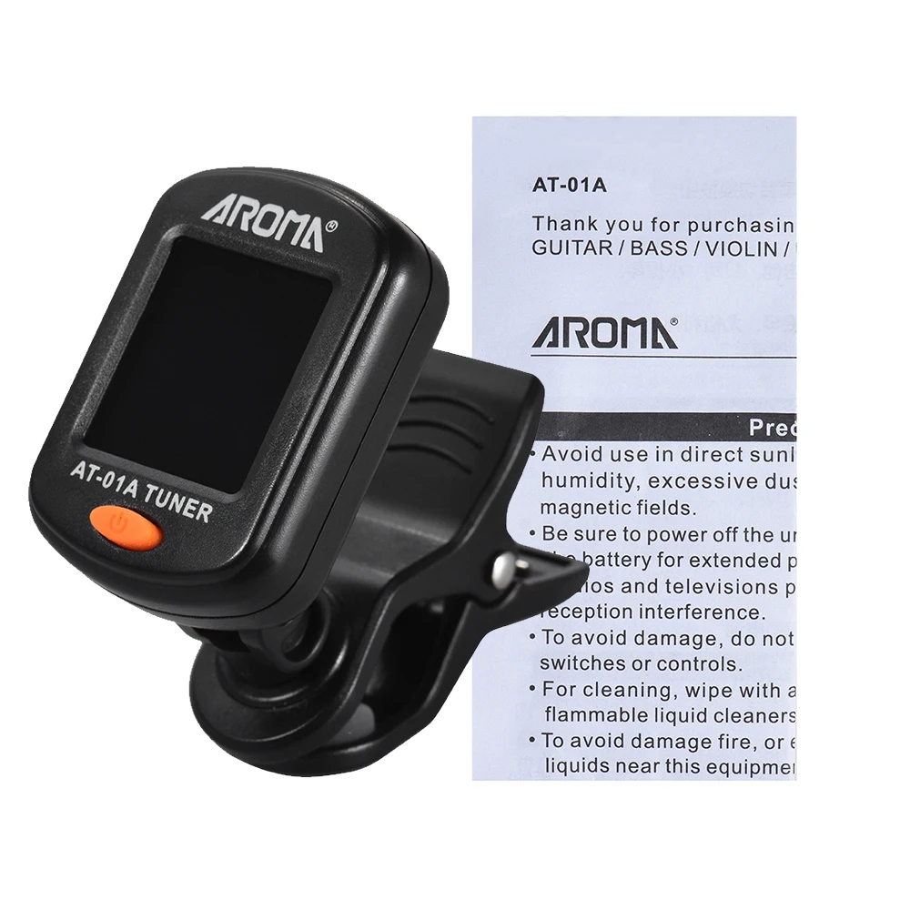 Гитарный тюнер aroma at-01a - Фотография_4