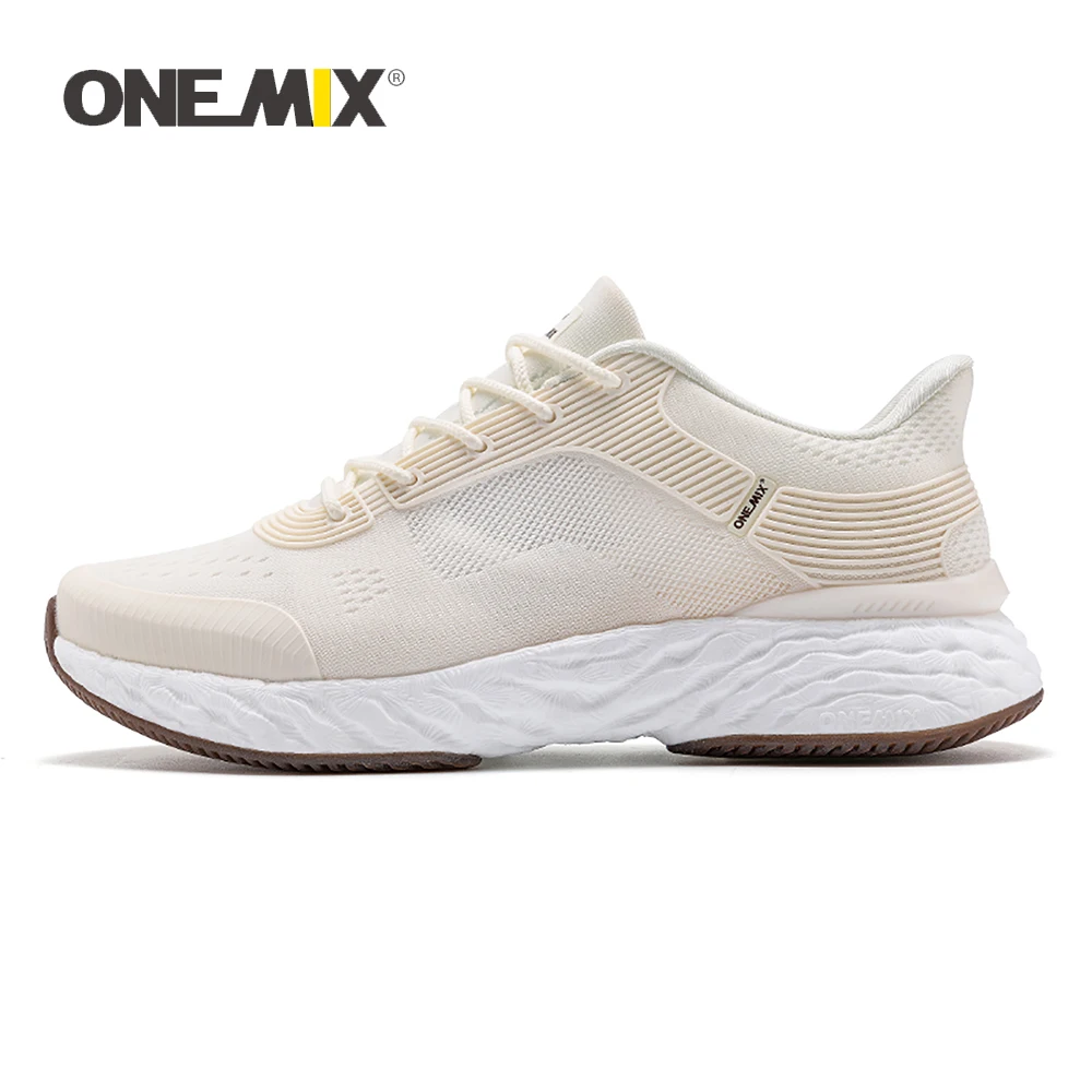 Onemix белые кроссовки цвета слоновой кости для мужчин