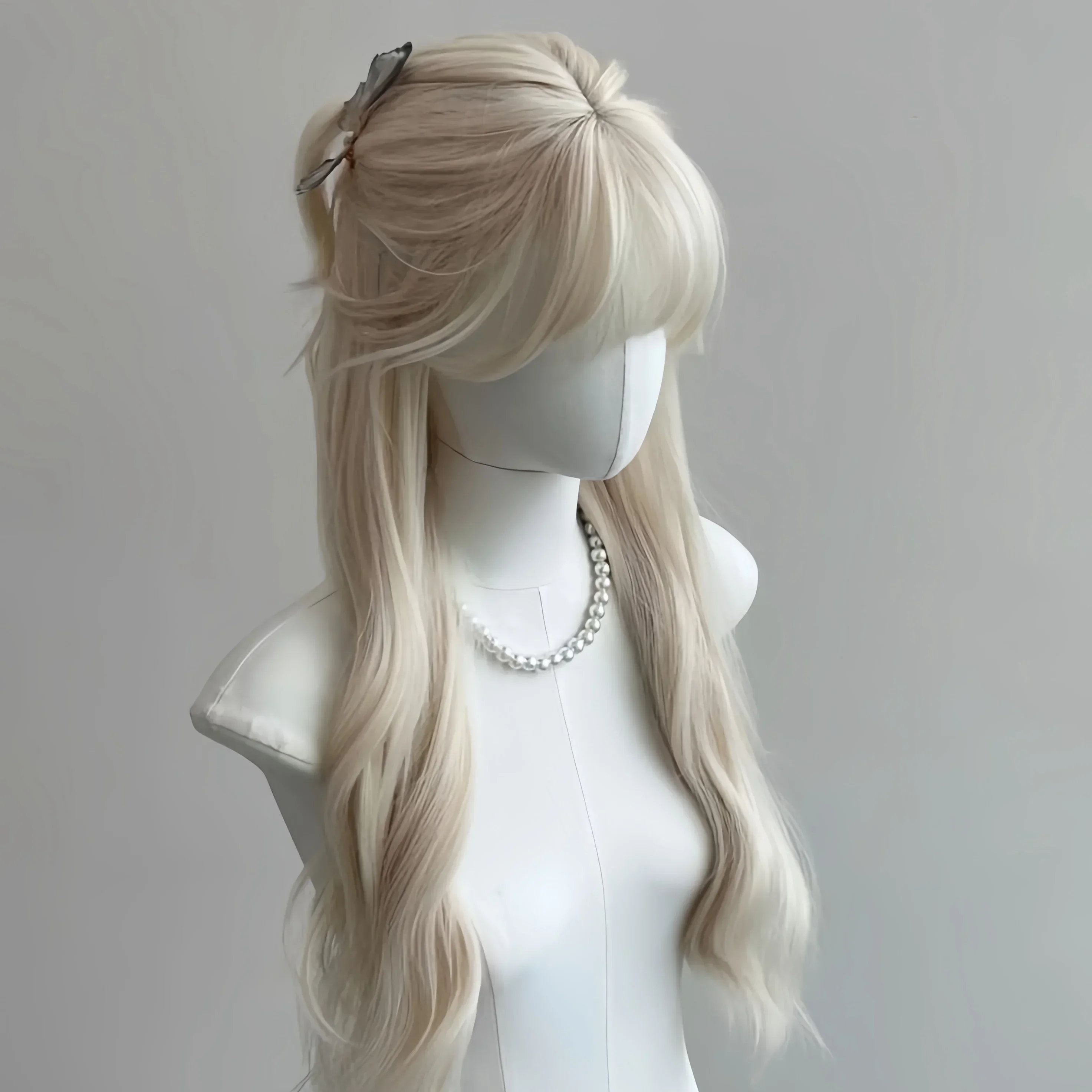 Ashely wig белый светлый парик - Фотография_5