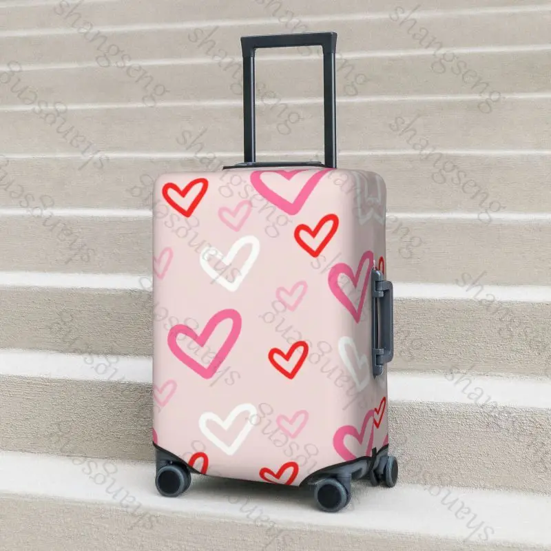 Love heart travel luggage cover - Фотография_6