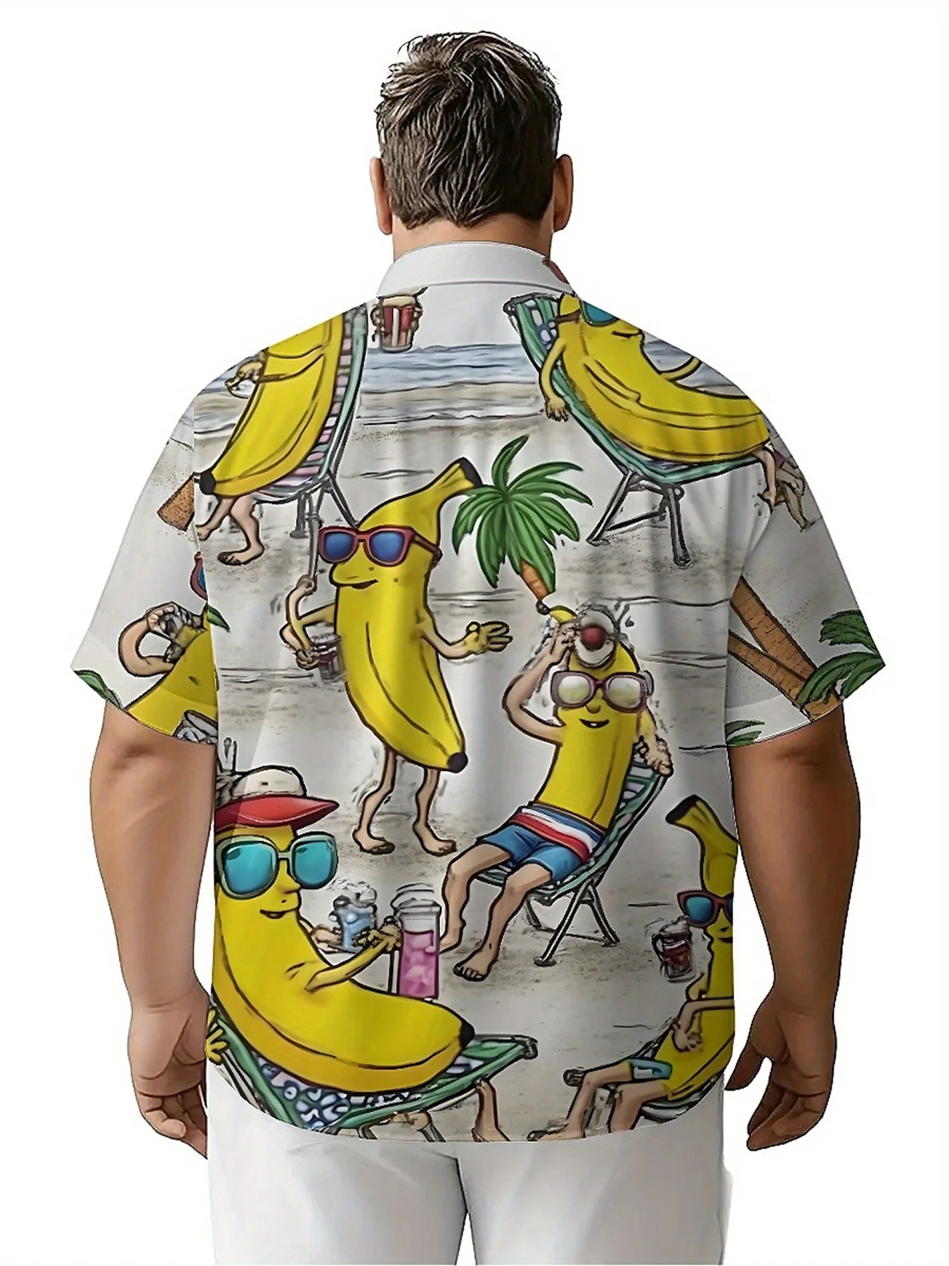 Мужские гавайские рубашки больших размеров - Фотография_4