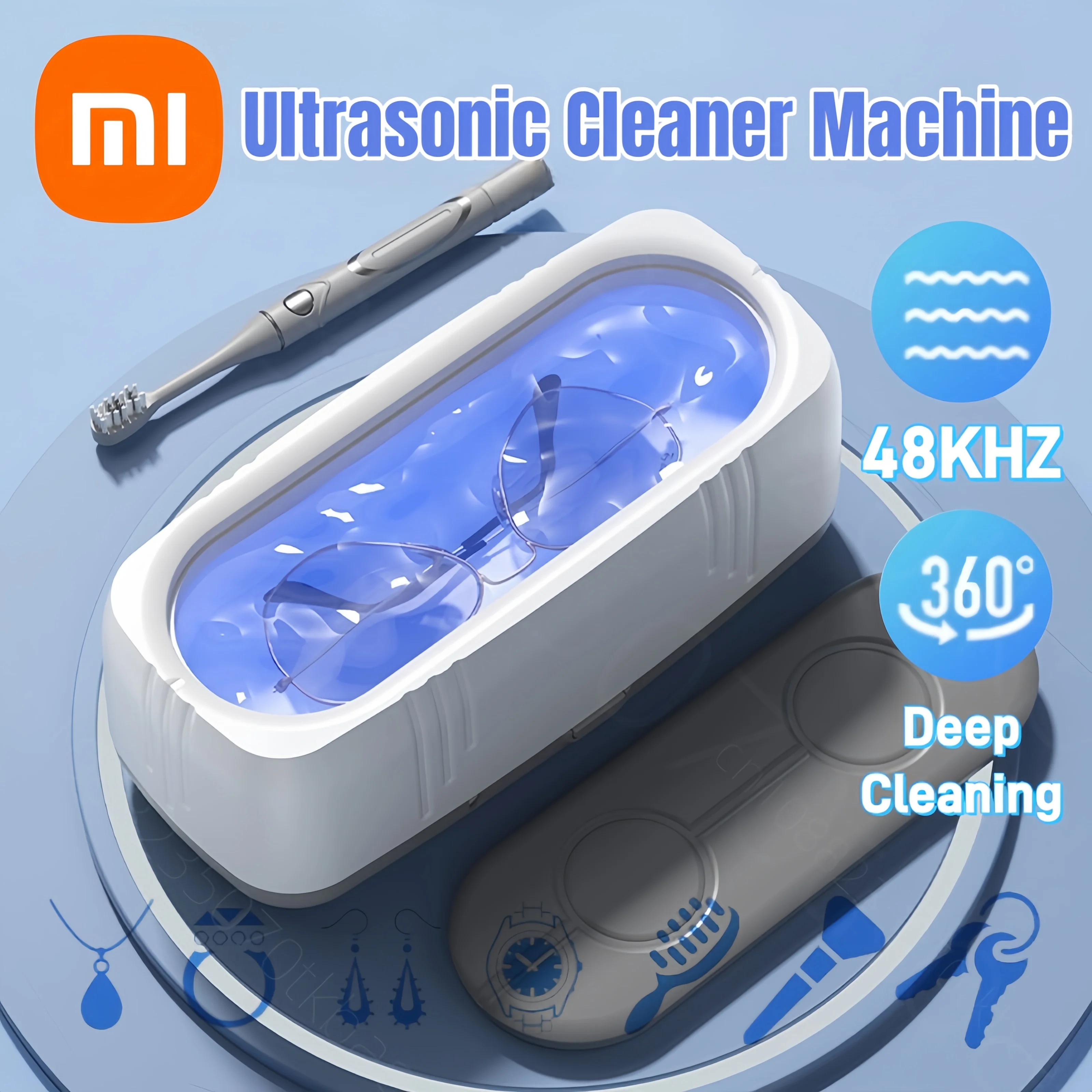 Ультразвуковой очиститель xiaomi 48 кгц