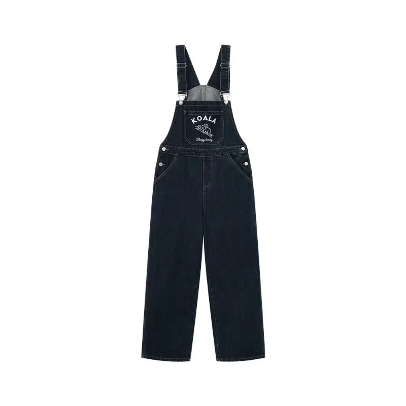 Милый джинсовый комбинезон с вышивкой коалы для женщин - Фотография_6