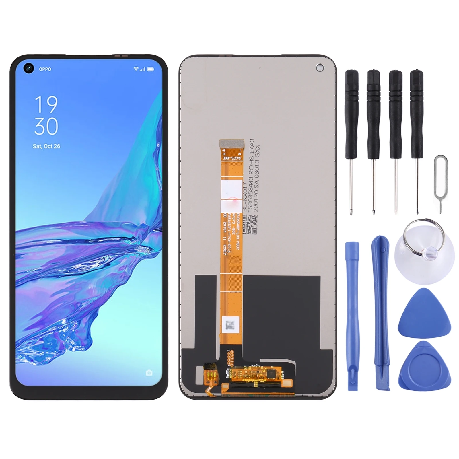 Жк-экран и дигитайзер в сборе для oppo a53 (2020) / a53s / a11s cph2127