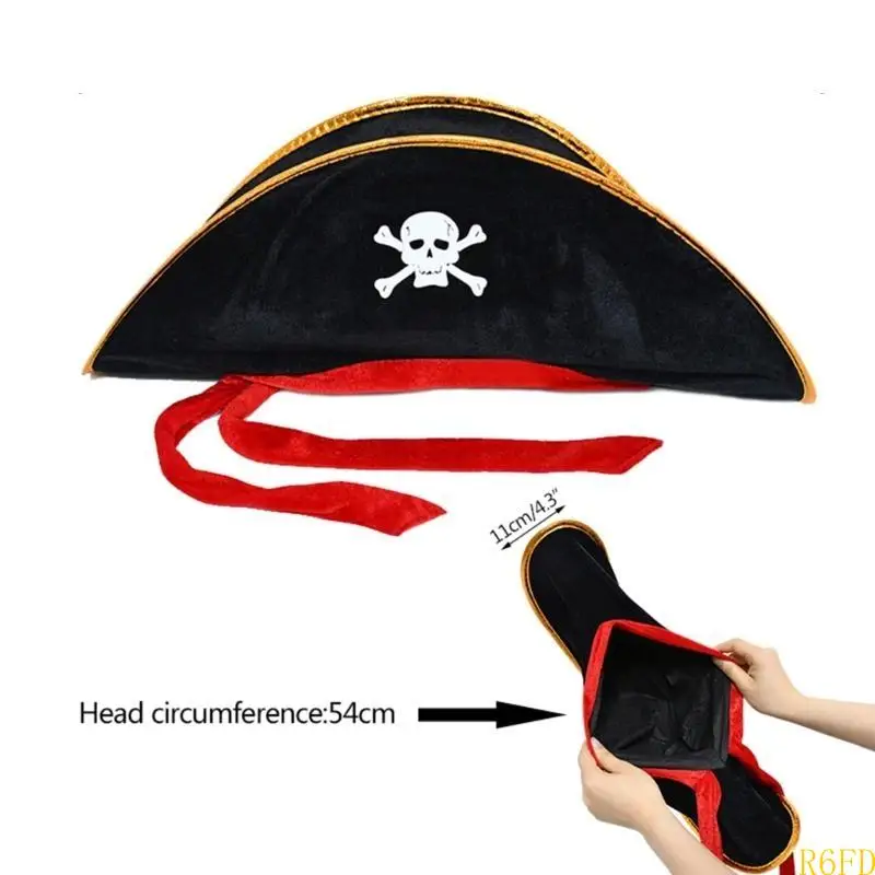 R6fd tricorn hats halloween accessessy - Фотография_6