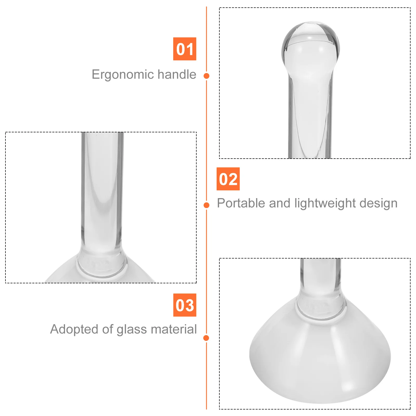 Стеклянный пигментный шлифовальный стержень muller