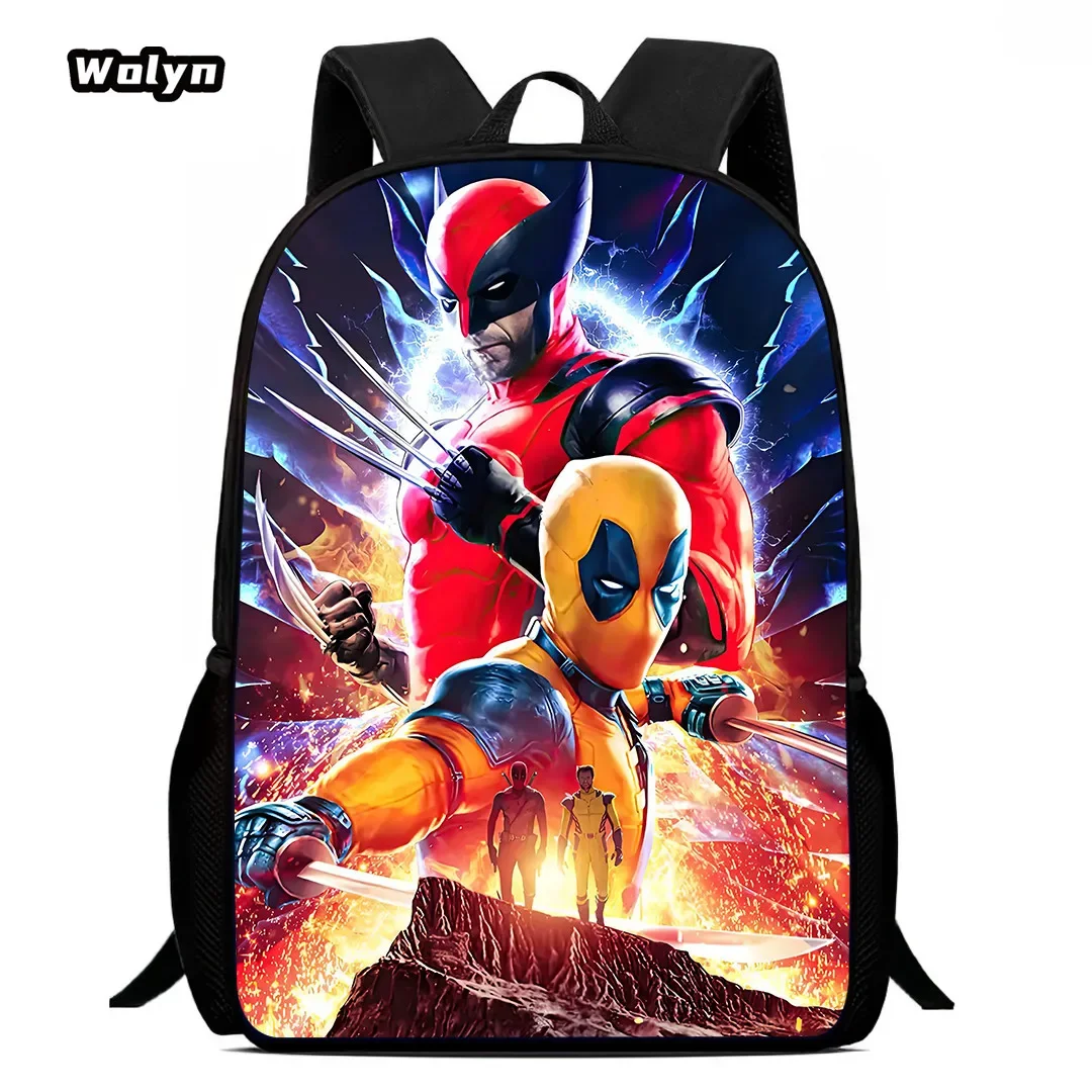 Школьный рюкзак deadpool & wolverine mochila - Фотография_6