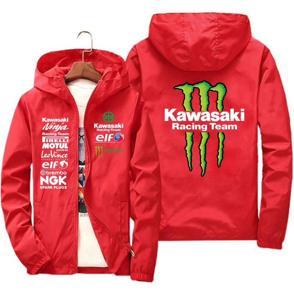 Куртка гоночной команды с логотипом kawasaki - Фотография_3