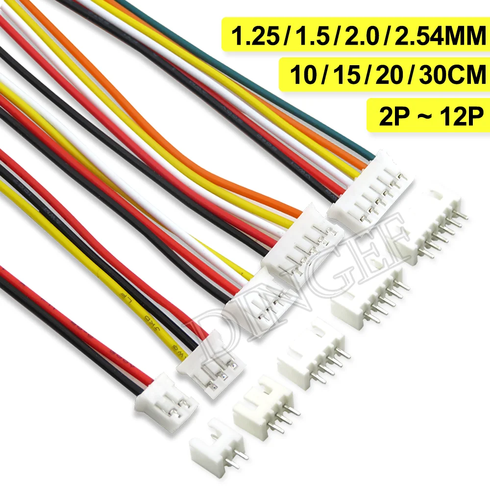 5 комплектов jst xh2.54 xh zh ph 1