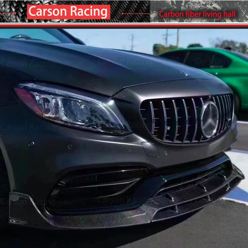2015-2021 mercedes-benz w205 c63 передняя лопата для губ - Фотография_3