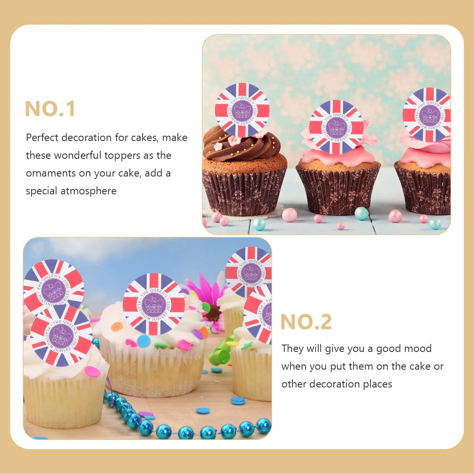 Выборки для торта с флагом великобритании