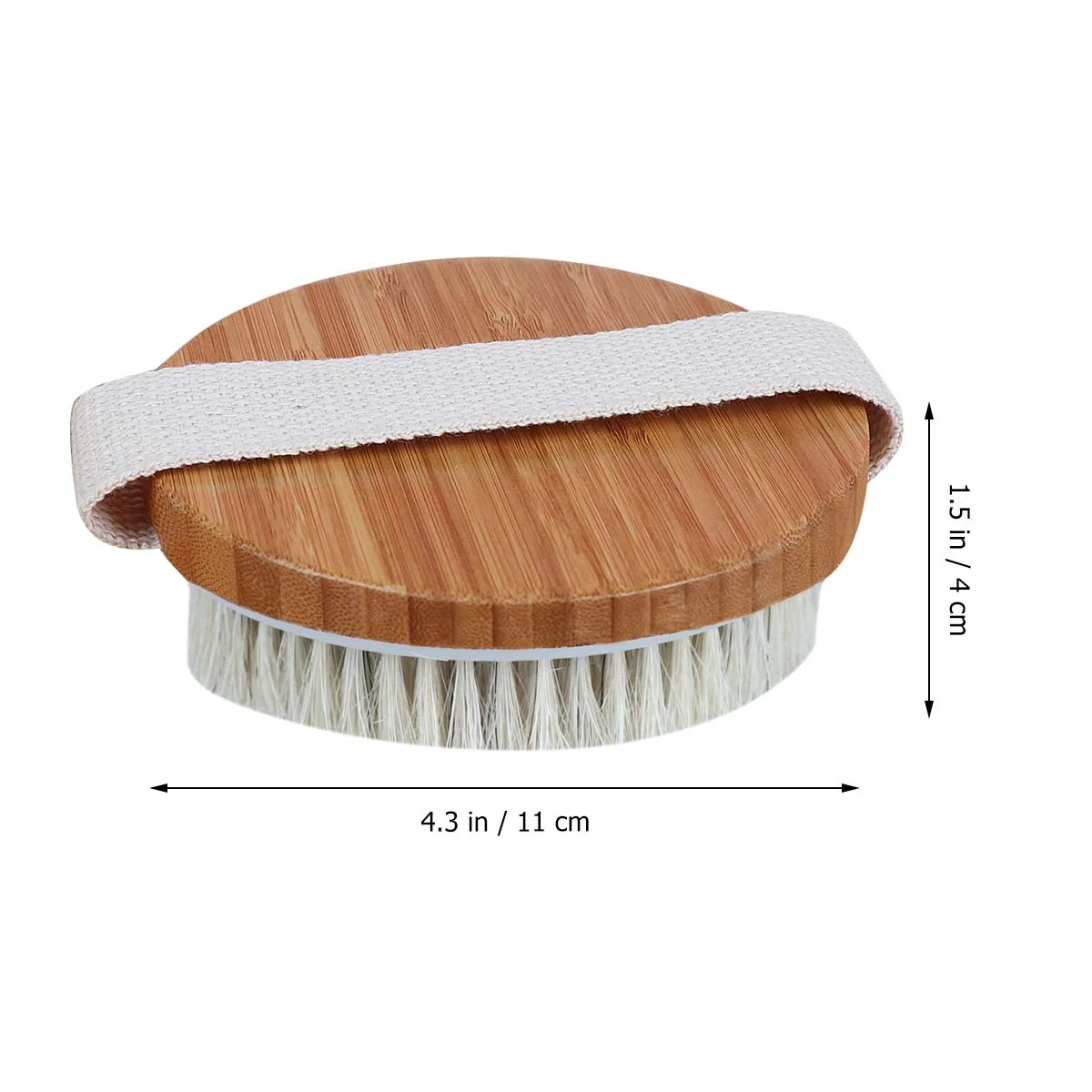 Профессиональная щетка для кожи тела из конского волоса - Фотография_6