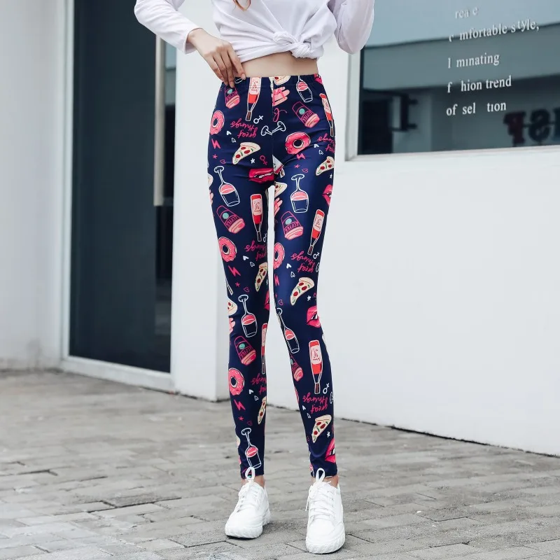 Сексуальные брюки с цветочным принтом - Фотография_5