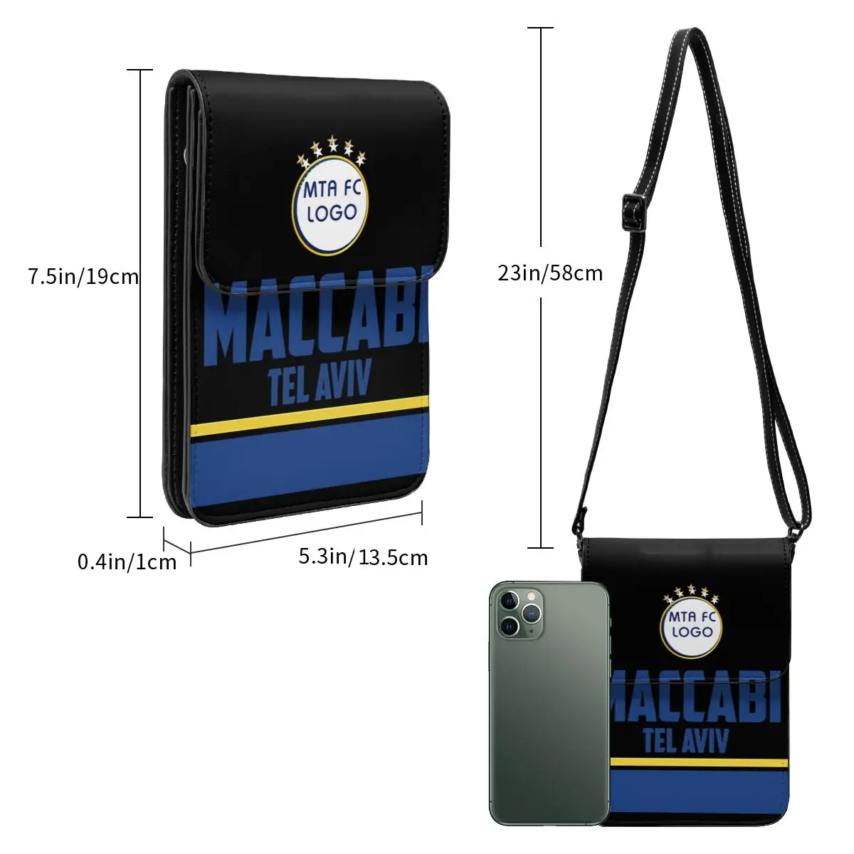 Сумка-кошелек для мобильного телефона maccabi tel av - Фотография_3
