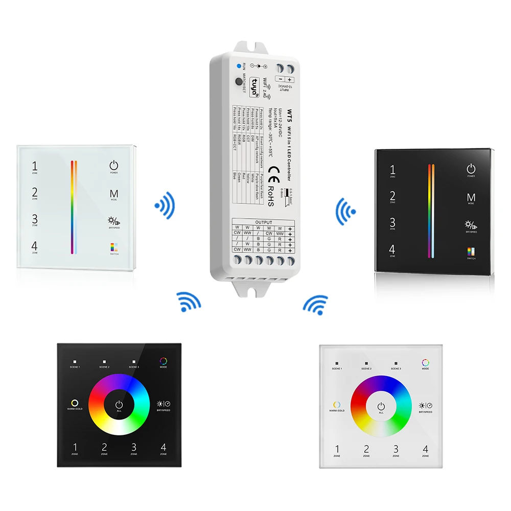 Контроллер wt5 tuya smart rgbcct - Фотография_3