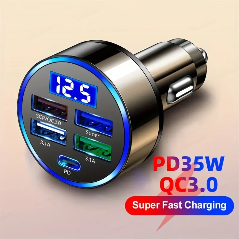 Pd + qc 3.0 автомобильное зарядное