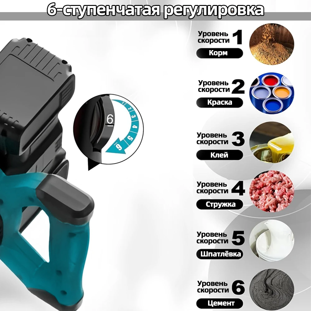 Эргономичный промышленный миксер с бесщеточным двигателем - Фотография_3