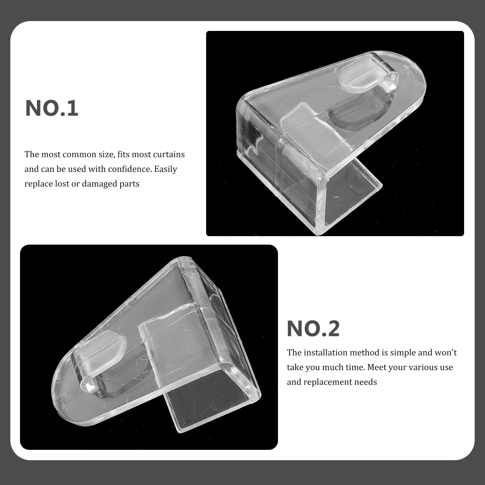 F-образные кронштейны для штор