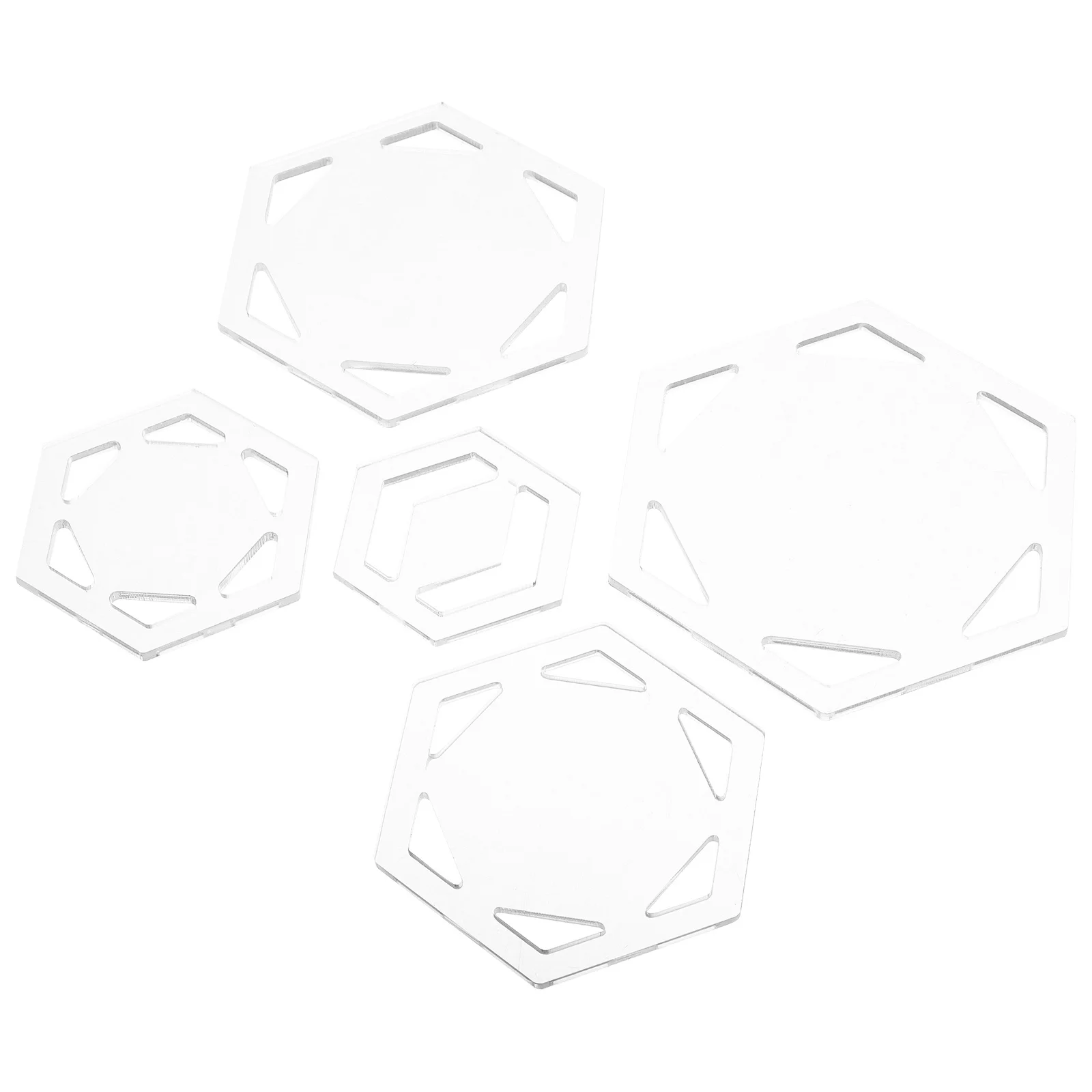 Акриловые шестиугольные шаблоны для квилтинга - Фотография_3