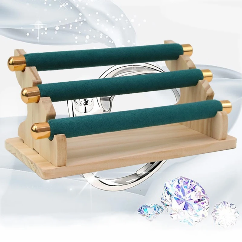 Abqr 3-х уровневая деревянная подставка - Фотография_4