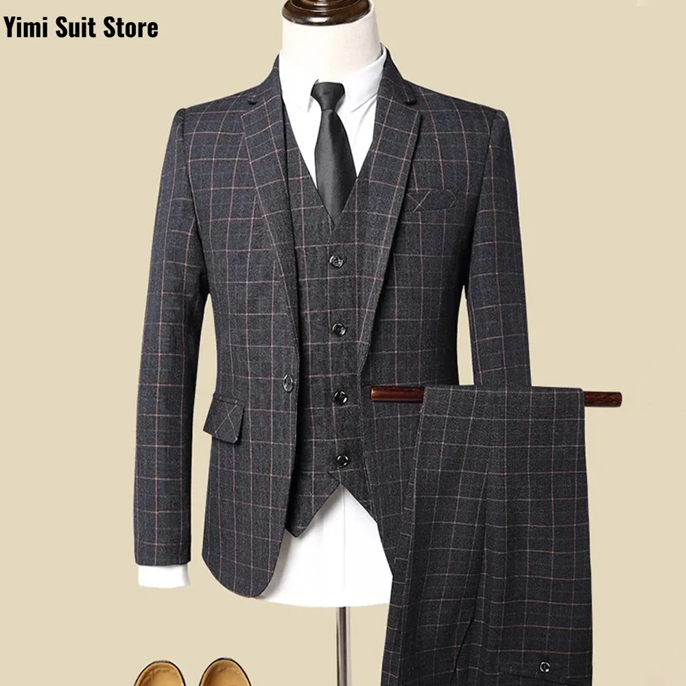 Мужские костюмы, формальные однобортные - Фотография_3