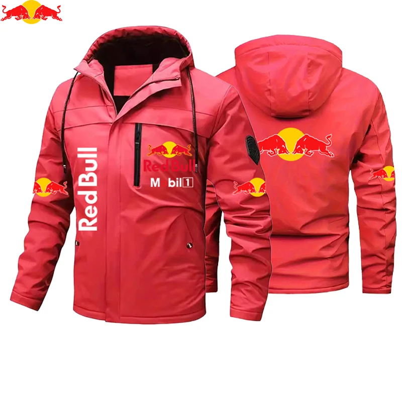 Года, мотоциклетная куртка red bull в стиле ретро - Фотография_6