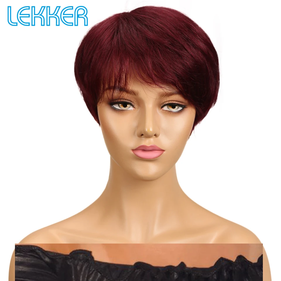 Lekker цветные короткие пикси стрижка - Фотография_2