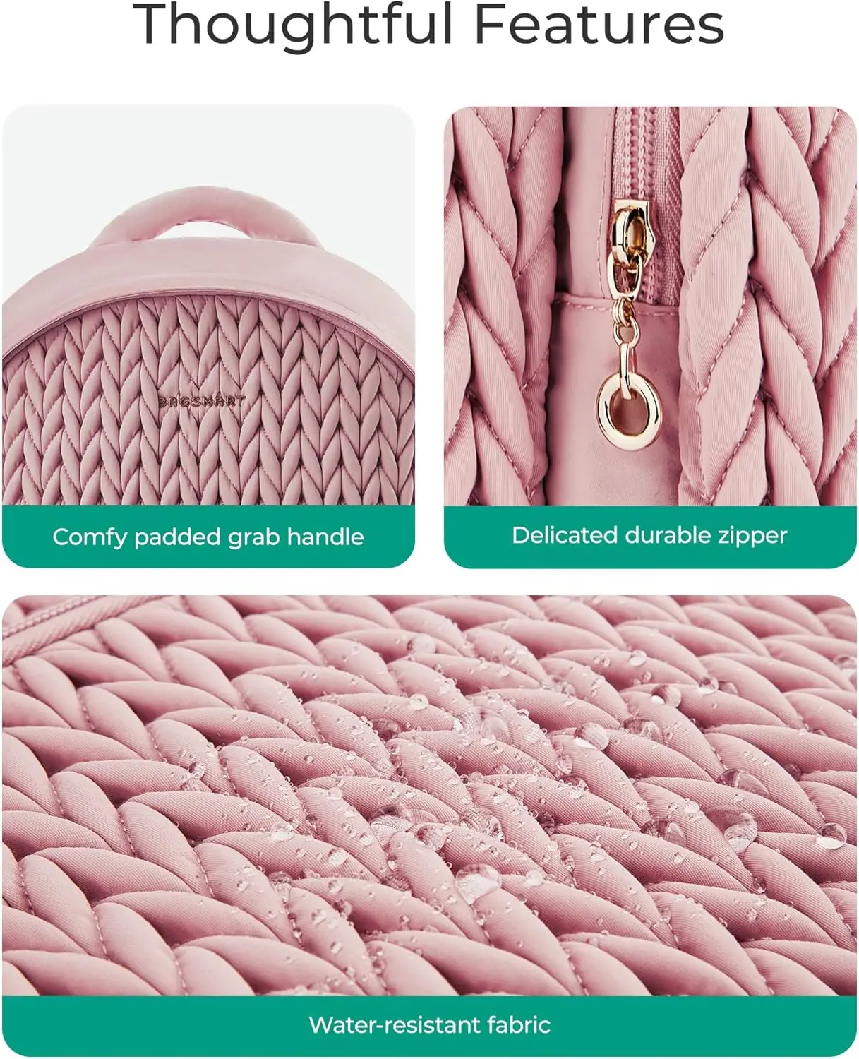 Женский студенческий рюкзак bagsmart - Фотография_5