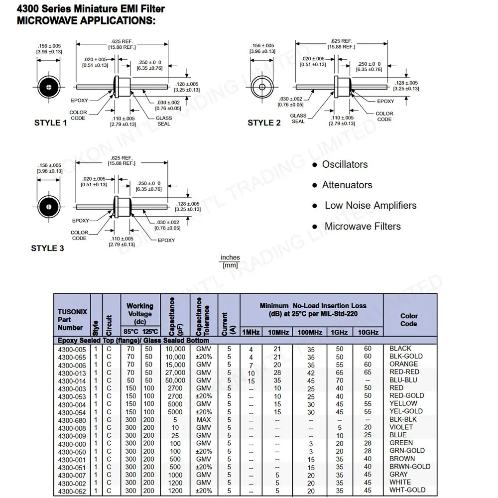 Фильтр нижних частот emi 4300-004 - Фотография_5