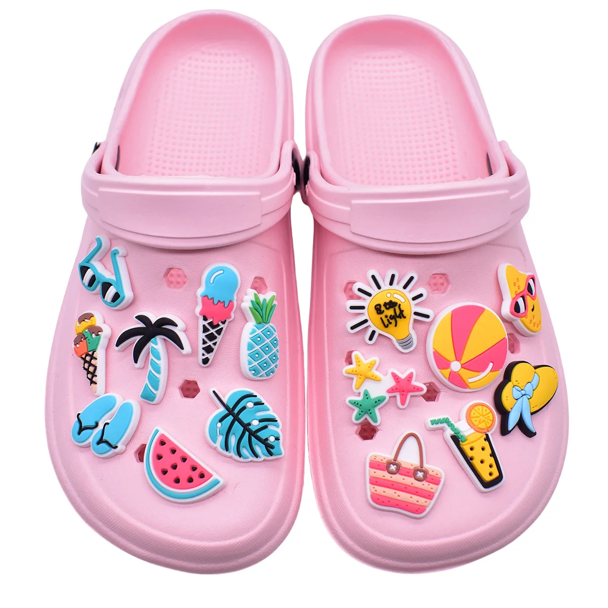 Летние подвески для обуви с мороженым для crocs - Фотография_2