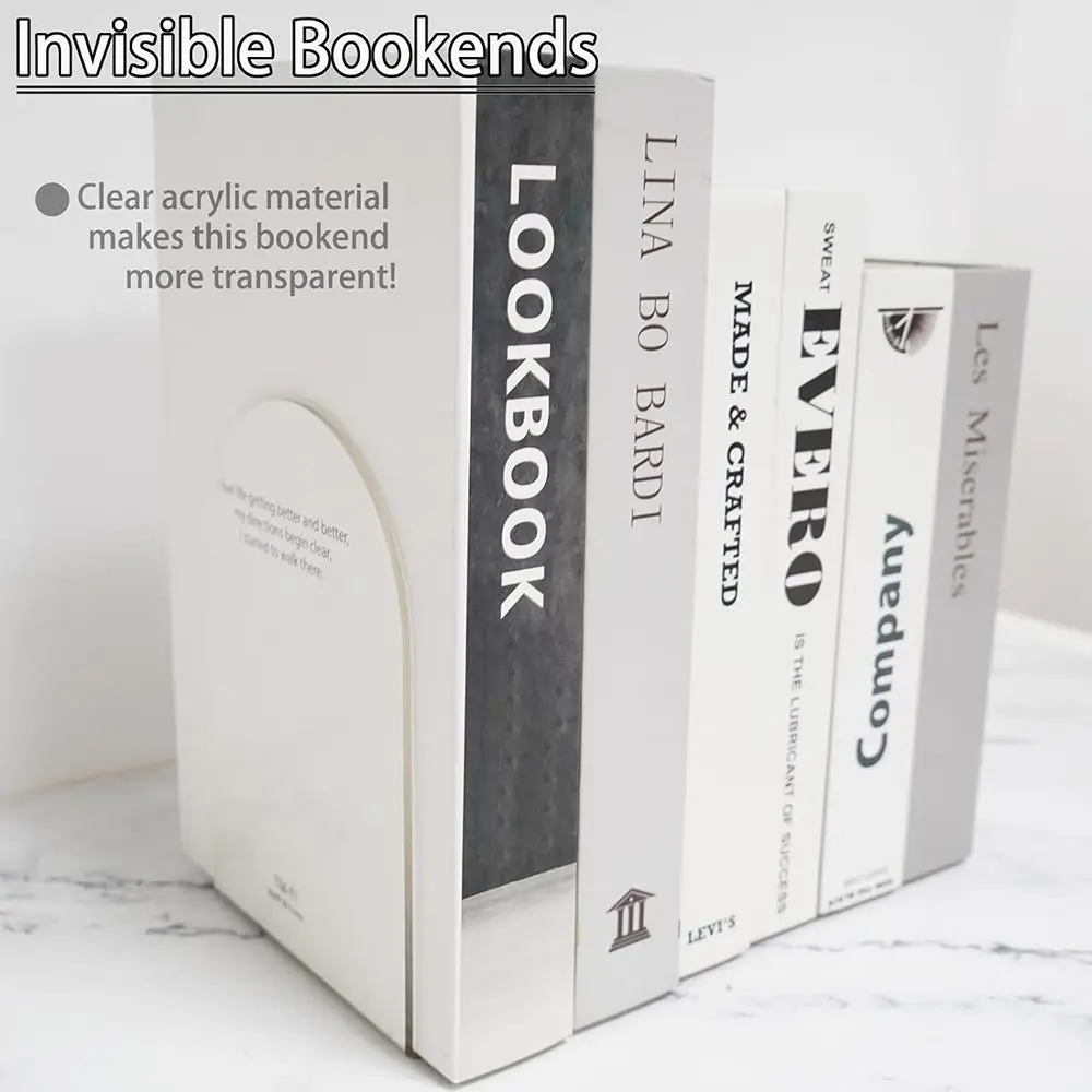 Прозрачные акриловые подставки для книг - Фотография_2