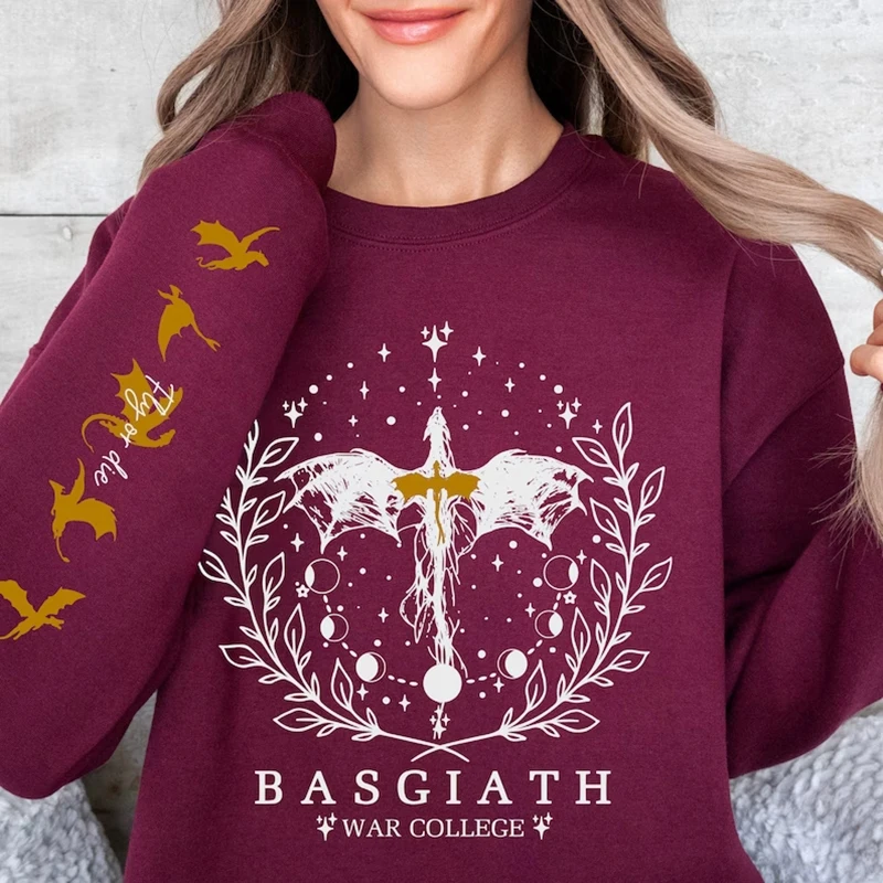 Толстовка fourth wing basgiath - Фотография_4