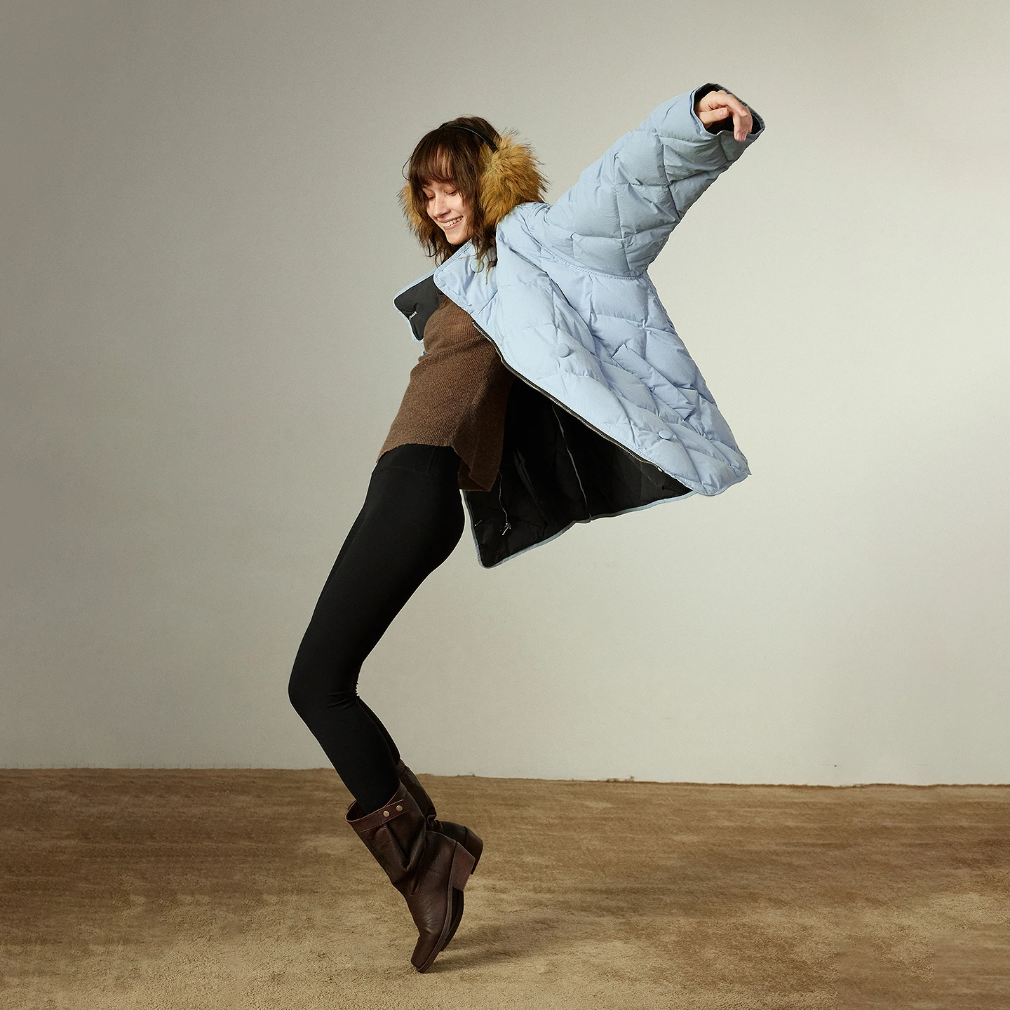 Toyouth женская куртка на 90% белом утином пуху - Фотография_3